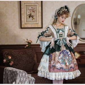 Elegant Tea Party Classic Lolita Dress OP (SD03)